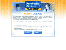 Tablet Screenshot of pornscenepass.com